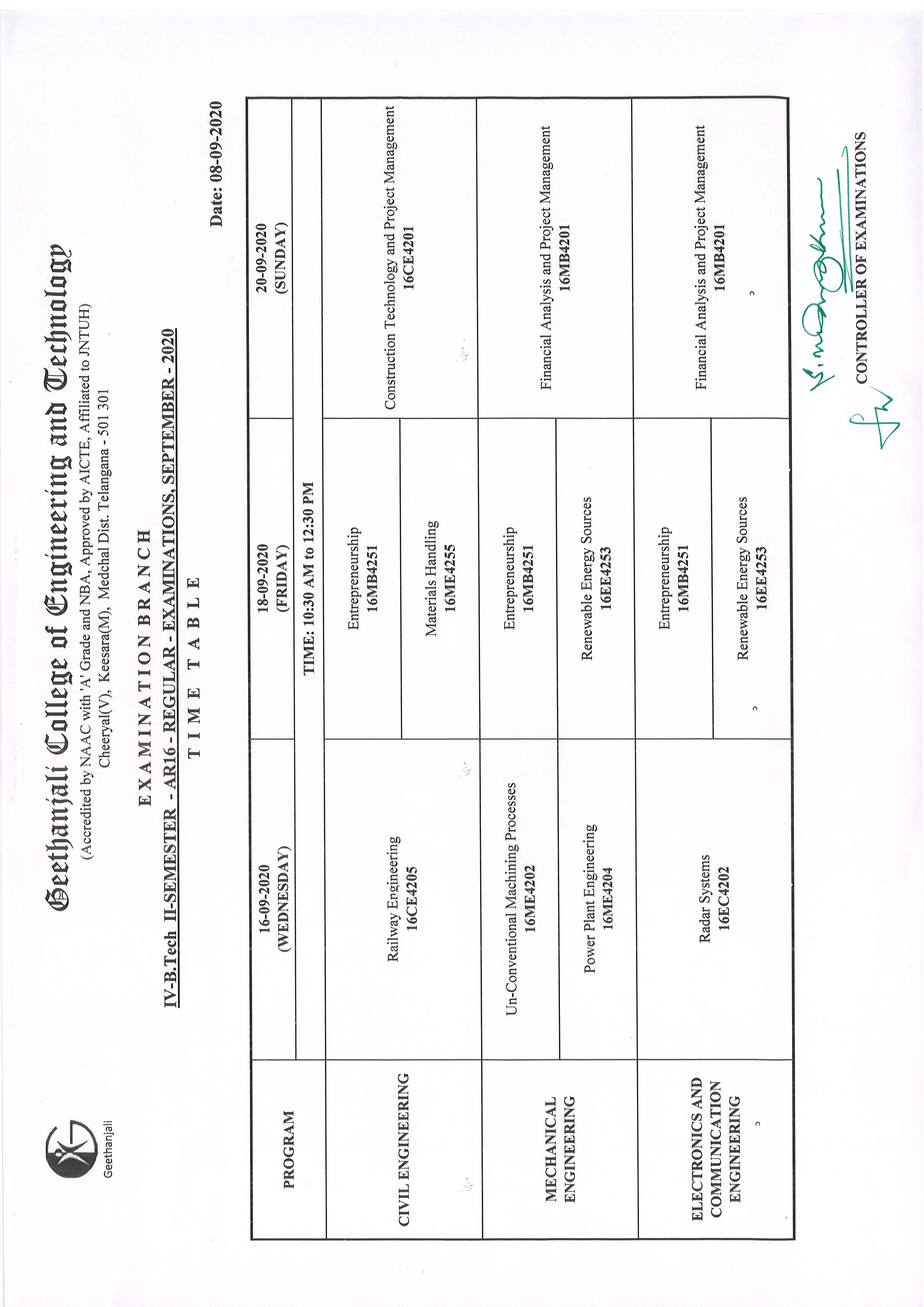 Home | Geethanjali College of Engineering and Technology
